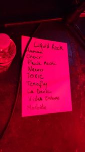 LIQUID FLESH SET LIST